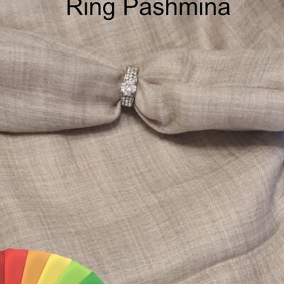 Bespoke Ring Pashmina - Carmine / Ring Pashmina-35