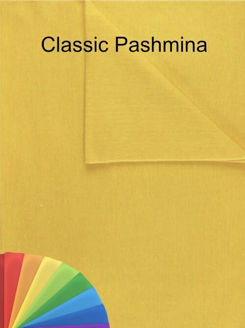 Bespoke Classic Pashmina - Chartreuse green / Classic Pashmina-43