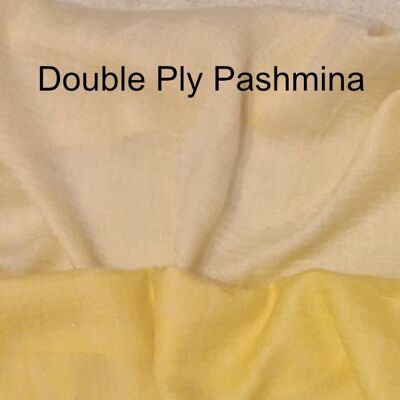 Bespoke Double Ply Pashmina - Amber / Double Ply Pashmina-1-3