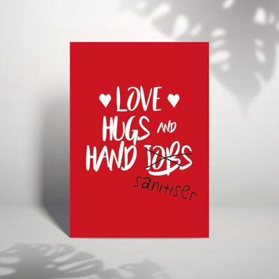 amor abrazos y handjobs