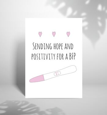 Espoir et positivité pour un BFP