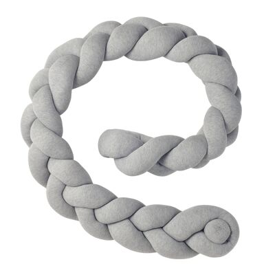 Bed snake braided jersey grey