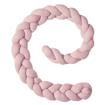 Bed snake braided jersey pink