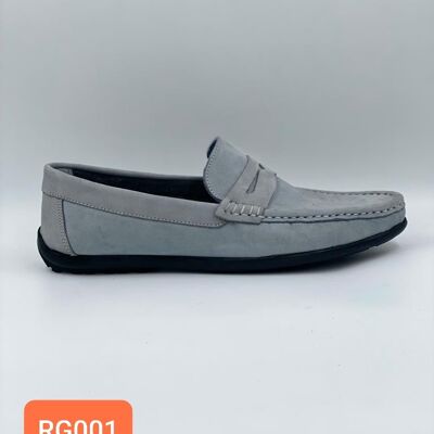 Limaderi Men Nubuk | loafers for men | grey