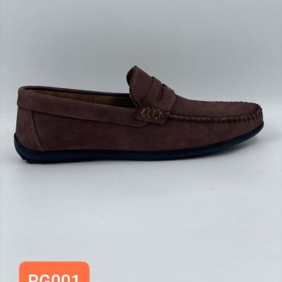 Limaderi Men Nubuk | loafers for men | brown