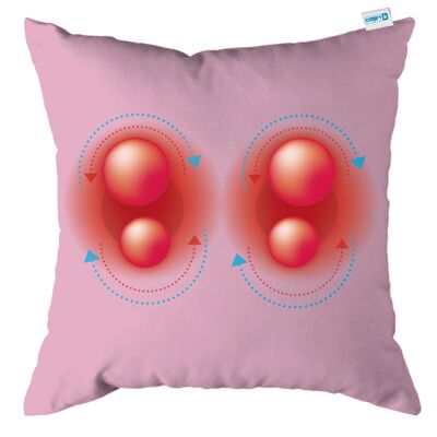 Coussin de massage rechargeable confortable - Rose clair