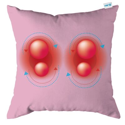 Comodo cuscino da massaggio ricaricabile - rosa chiaro