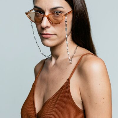 LOMBOK PLATA • cadena gafas/máscara - Plata