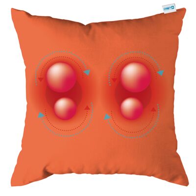Comodo cuscino massaggiante ricaricabile - Arancione