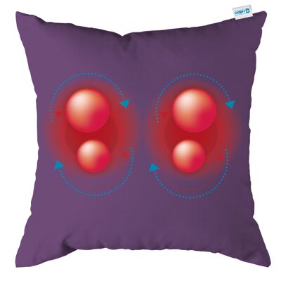 Comfy oplaadbaar massagekussen  -  Donkerpaars