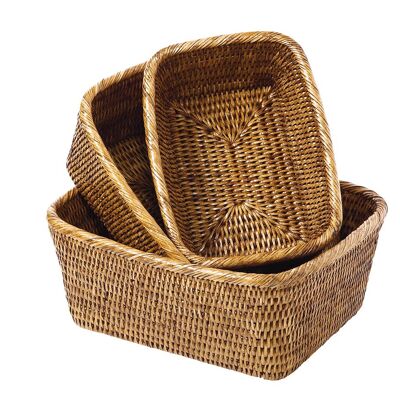 Set of 3 Royans Honey bread baskets
