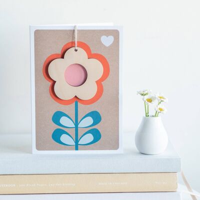 Flower Keepsake Card