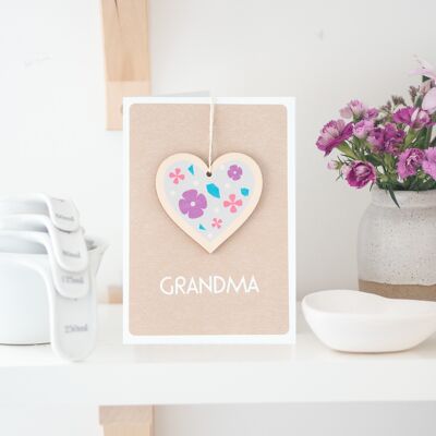 Carte souvenir de grand-mère