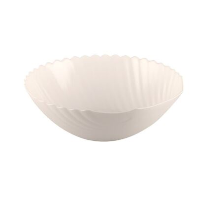 WHITE SHELL SALAT BOWL 24.3CM