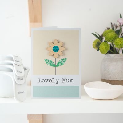 Lovely Mum Card, Mother's Day Card