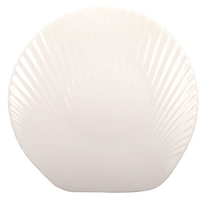 WHITE SHELL PRESENTATION PLATE