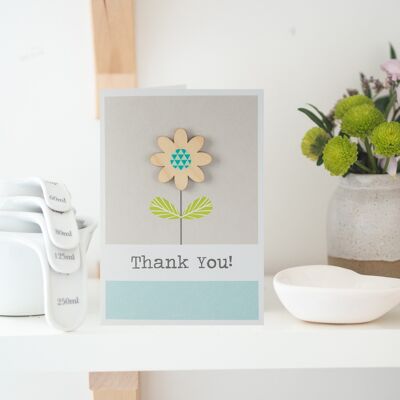 Thank You Flower Card