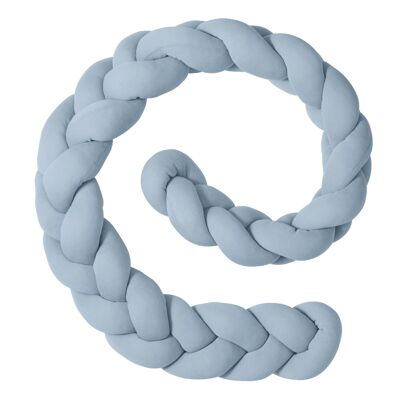 Jersey tressé serpent de lit bleu clair
