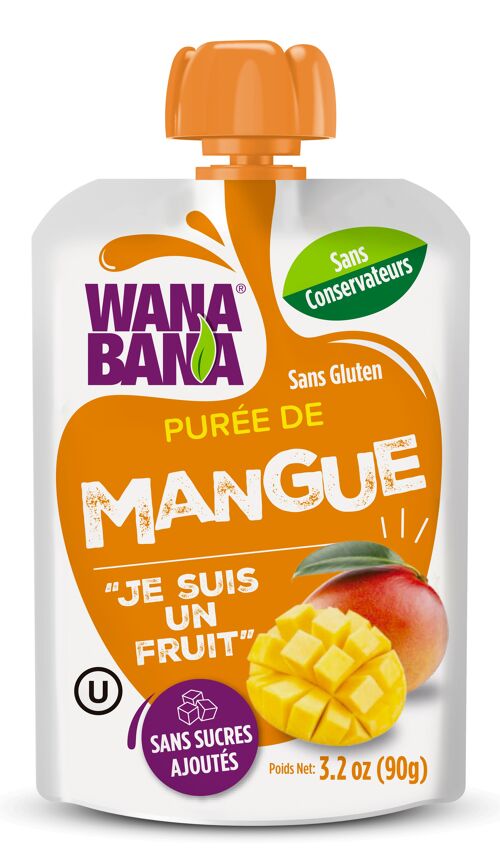 PURÉE "WANA BANA" DE MANGUE -   90 g