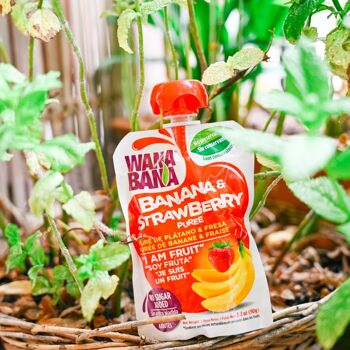 PURÉE DE "BANANE ET FRAISE"  WANA BANA -  90 g 5