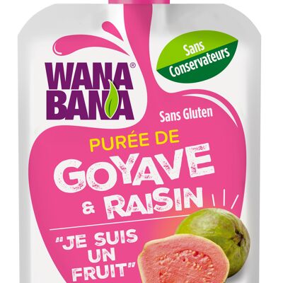 PURÉ DE GUAYABA Y UVA "WANA BANA" - 90 g