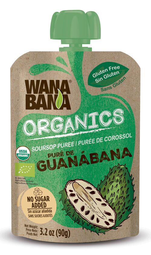 PURÉE "BIO" "WANA BANA" DE COROSSOL -  90g