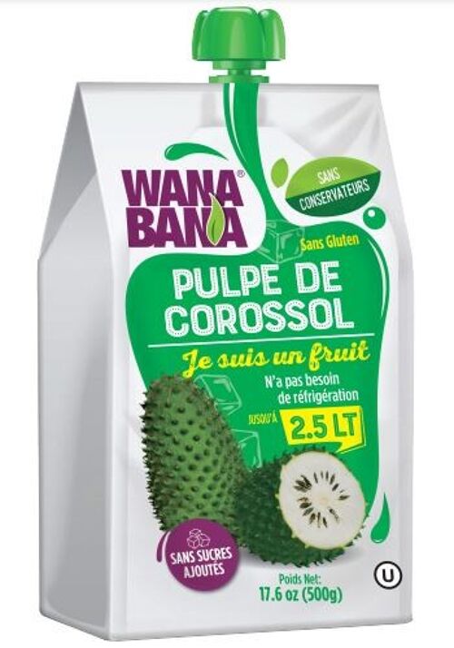 PULPE "WANA BANA" DE COROSSOL  -  500g