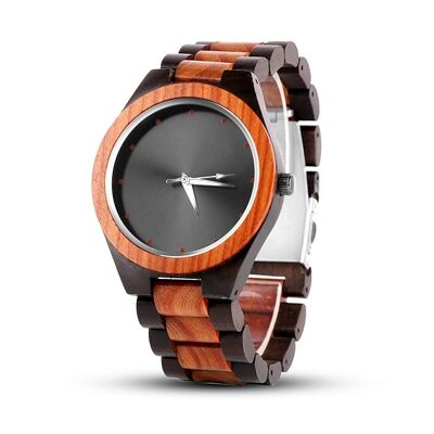 Luxury Men Wooden Business Casual Sport Quartz Wrist Watches