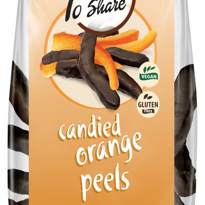 Candied Orange Peels covered in 70% Belgian Dark Chocolate 100g