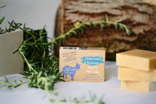 Cedarwood & Rosemary Goats Milk Soap