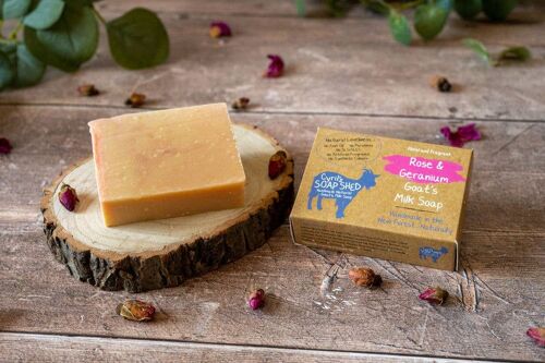 Rose & Geranium Goats Milk Soap