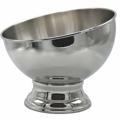 Champagne bowl on pedestal