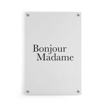 Bonjour Madame - Affiche encadrée - 40 x 60 cm 5