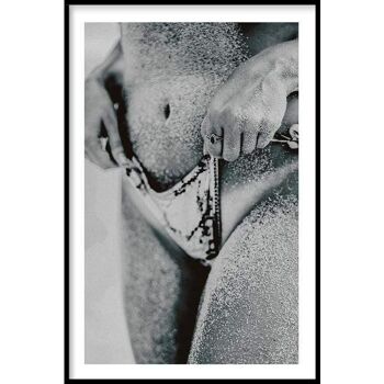 Beach Girl - Affiche encadrée - 50 x 70 cm 1