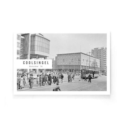 Coolsingel '56 - Poster framed - 50 x 70 cm