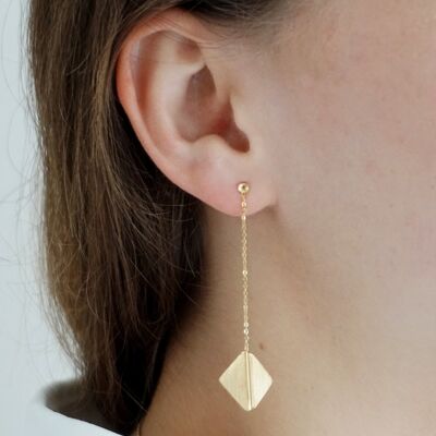 Origami earrings 4cm