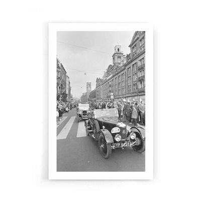 Oldtimers De Dam Amsterdam - Poster con cornice - 40 x 60 cm