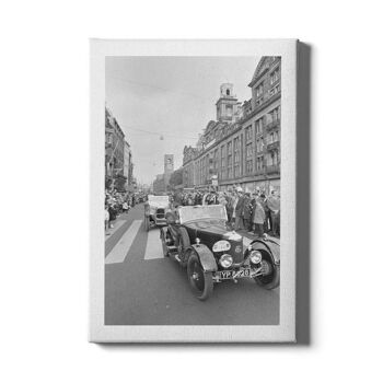 Oldtimers Dam Square Amsterdam - Toile - 60 x 90 cm 3