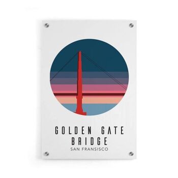 Golden Gate Bridge États-Unis III - Affiche - 40 x 60 cm 5
