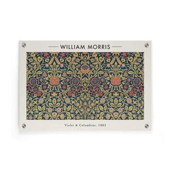 William Morris - Violette et Columbine - Affiche encadrée - 40 x 60 cm 5