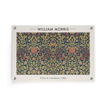 William Morris - Violette et Columbine - Affiche encadrée - 50 x 70 cm 5