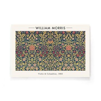 William Morris - Violette et Columbine - Affiche encadrée - 50 x 70 cm 7