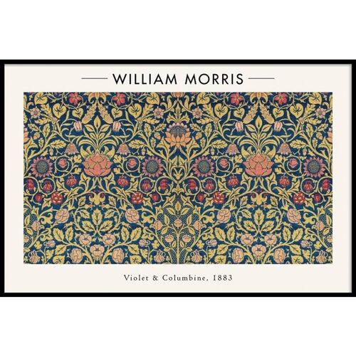 William Morris - Violet and Columbine - Canvas - 40 x 60 cm