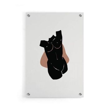 Body Stamp - Affiche encadrée - 50 x 70 cm 5