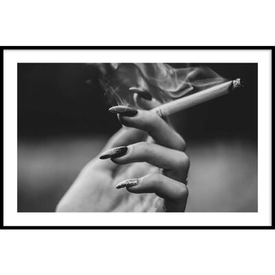 Cigarrillo - Póster enmarcado - 40 x 60 cm