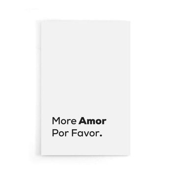 More Amor Por Favor - Affiche encadrée - 40 x 60 cm 7