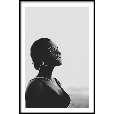 Confidence - Poster framed - 40 x 60 cm