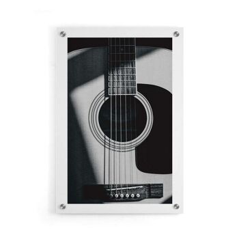 Guitare - Affiche encadrée - 40 x 60 cm 5