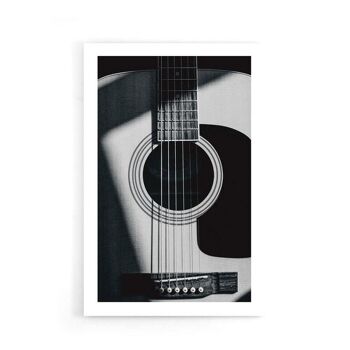 Guitare - Affiche encadrée - 40 x 60 cm 7
