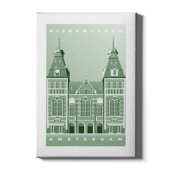 Rijksmuseum - Affiche encadrée - 50 x 70 cm - Bleu 3